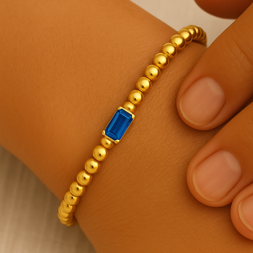 Beaded Birthstone Bracelet