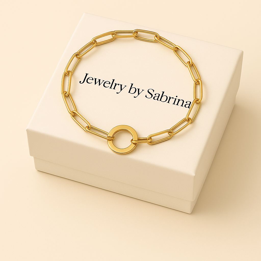Paperclip Clasp Bracelet