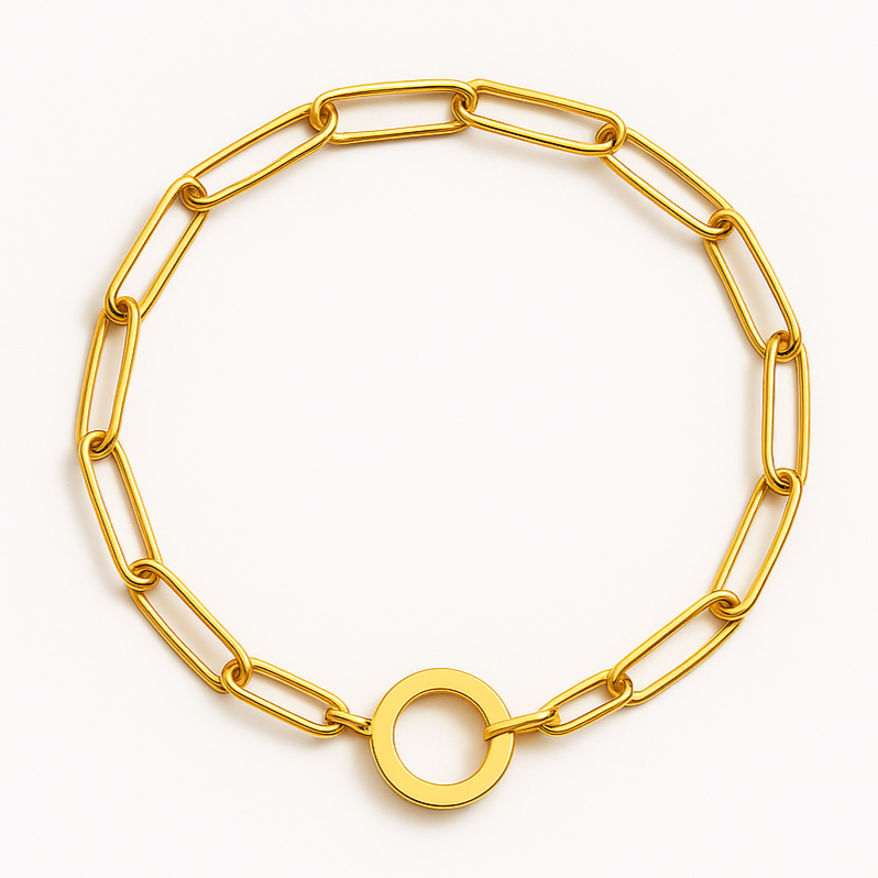 Paperclip Clasp Bracelet