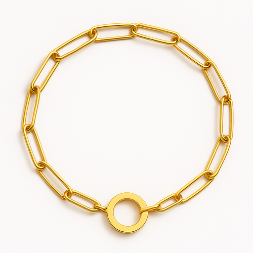 Paperclip Clasp Bracelet